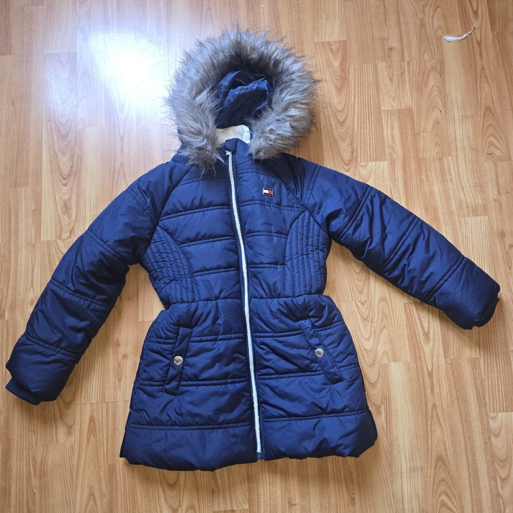 Tommy Hilfiger Dark Blue Fleece-Lined Jacket